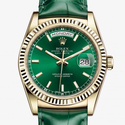 rolex Day-Date Oyster 36 mm oro giallo 118138