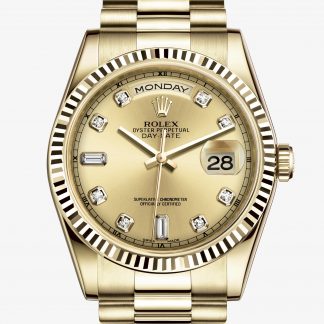 rolex Day-Date Oyster 36 mm oro giallo 118238