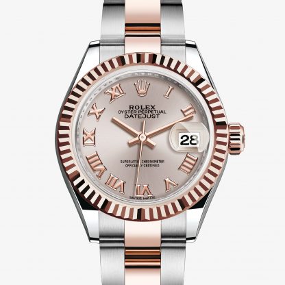 rolex Lady-Datejust Oyster 28 mm acciaio Oystersteel e oro Everose 279171
