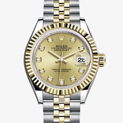 rolex Lady-Datejust Oyster 28 mm acciaio Oystersteel e oro giallo 279173