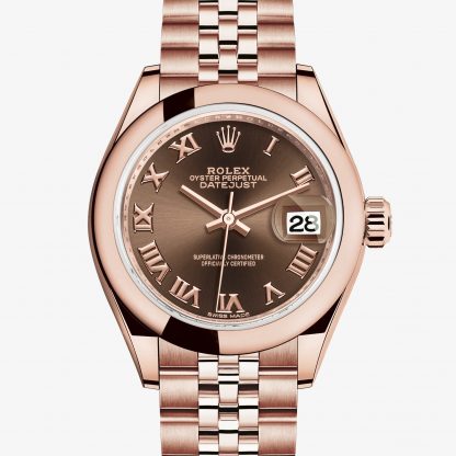 rolex Lady-Datejust Oyster 28 mm oro Everose 279165