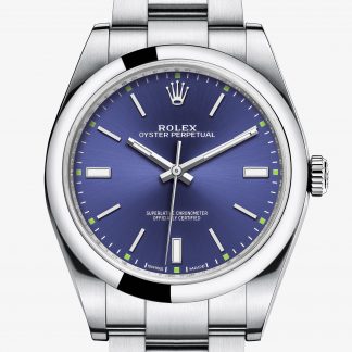 rolex Oyster Perpetual Oyster 39 mm acciaio Oystersteel 114300