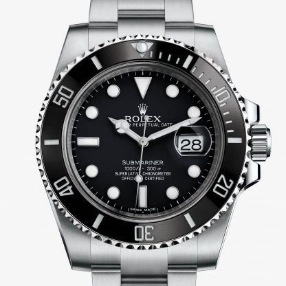 rolex Submariner Oyster 40 mm acciaio Oystersteel 116610LN