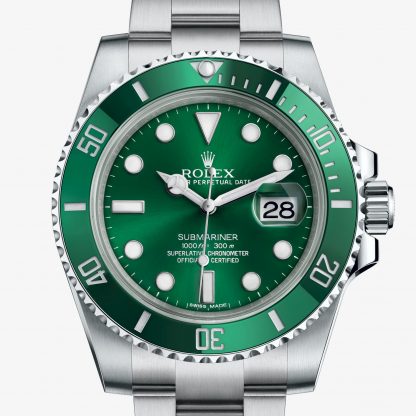 rolex Submariner Oyster 40 mm acciaio Oystersteel 116610LV